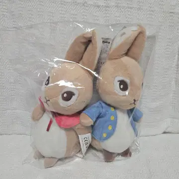 피터 래빗 봉제 인형 2체 세트