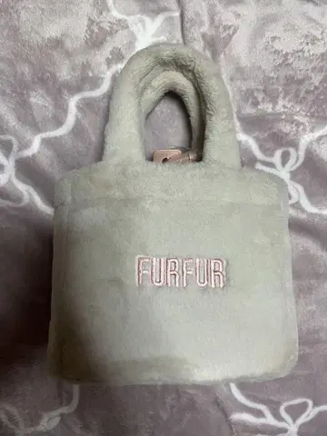 FURFUR 에코 퍼 토트백 LGRY 한정 컬러