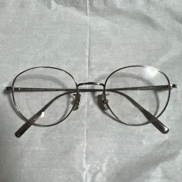 Oh My Glasses TOKYO 실버 오벌 안경