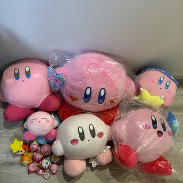 별의 커비 봉제 인형 굿즈 묶음 판매