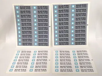 레고 10152 머스크 컨테이너 씰만 4개 묶음 판매 정품