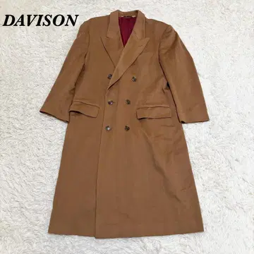 [ 새상품급 ] DAVISON 48 울 체스터 코트 맥시 길이 카멜