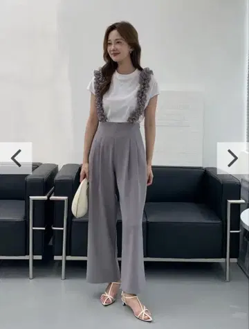 TULLE SUSPENDERS PANTS