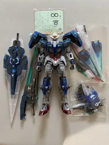 건담베이스 한정판 MG 더블오 건담 세븐소드/G 클리어 컬러