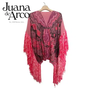 Juana de Arco 프린지 장식 상의 컬렉션 라인 새상품급