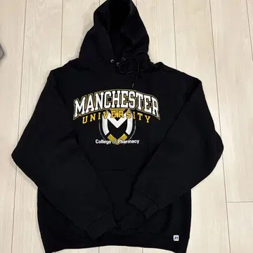 RussellAthletic 블랙 후드티