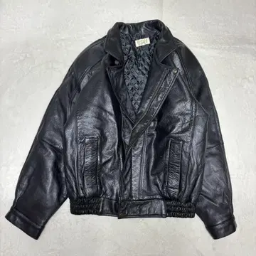 Circler 빈티지 가죽 자켓 소가죽 L