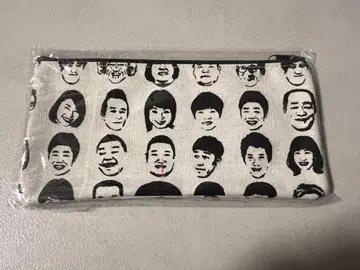 요시모토 신키게키 펜 케이스 ASOKO de 요시모토 얼굴 패턴 올 패턴
