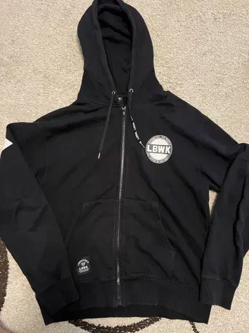 LBWK LIBERTY WALK 집업 후드티 M 사이즈 블랙