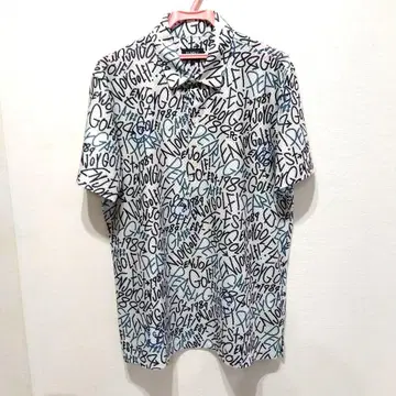 PG 골프 셔츠 문자 패턴