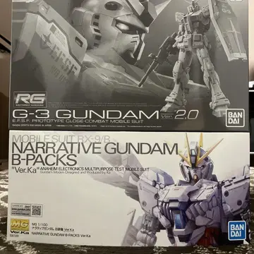 MG 내러티브 B 장비 RG G-3 건담 Ver.2.0