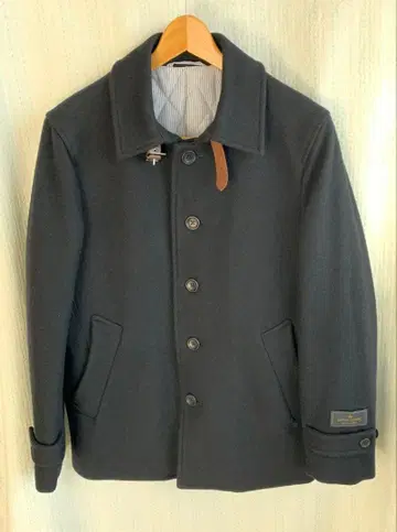 SHIPS JET BLUE P 코트 일본제 원단 네이비 M