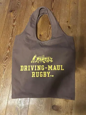 DRIVING-MAUL RUGBY 토트백 브라운