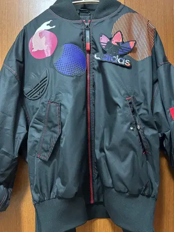 adidas 블랙 MA-1 자켓