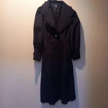 M'S GRACY 블랙 롱 코트