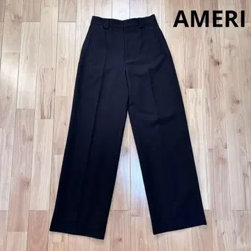 AMERI UNDRESSED 와이드 팬츠 M 블랙