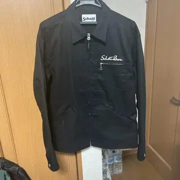 워크 자켓 schott 블랙 L