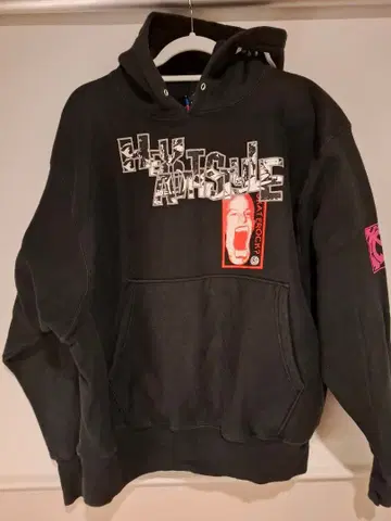 HEX ANTISTYLE 헥스 안티스타일 초기 후드티 블랙 L