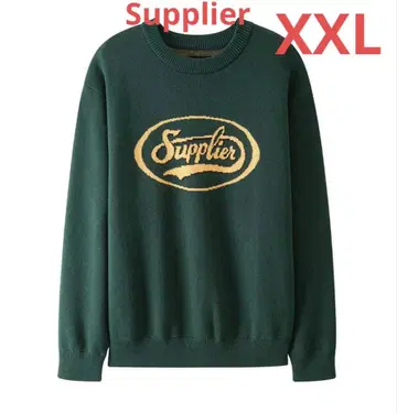[ 미사용 새상품 ] 서플라이어 스웨터 그린 XXL