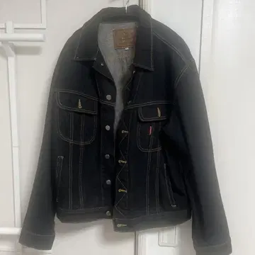 Famous Basic 블랙 데님 자켓 L