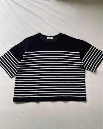 WELLDER 보더 7부 소매 티셔츠 size 4 새상품급