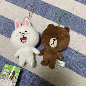 LINE 캐릭터 봉제 인형 스트랩