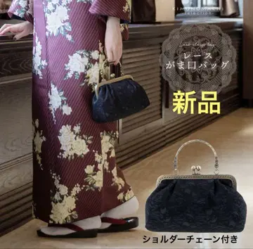 가마구치 백 가마구치 백화원 2way 기모노 백 결혼식 백