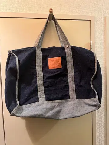 Levi's 데님 토트백 네이비 그레이