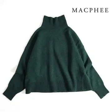 656y* 투모로우랜드 MACPHEE 라무 캐시미어 터틀 풀오버