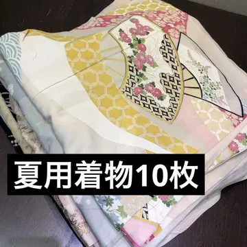 [기모노 묶음 판매] 여름용 기모노 10장 리메이크 소재 핸드메이드용