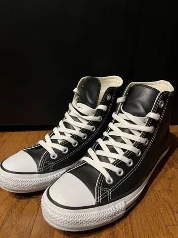 [ 새상품급 ] CONVERSE ALL STAR BLACK 가죽