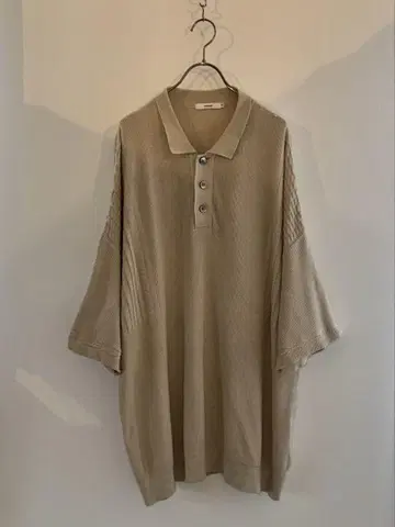 YASHIKI 야시키 니트 피케 셔츠