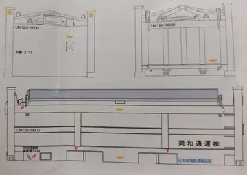 HO 게이지 컨테이너 UM12A 동화통운 메탈 키트 모리타