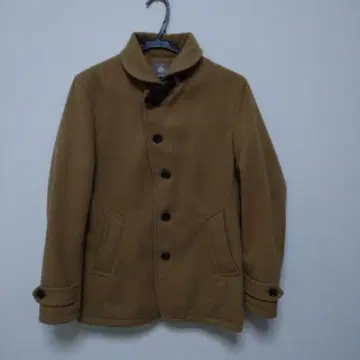 카멜 울 코트 새상품급
