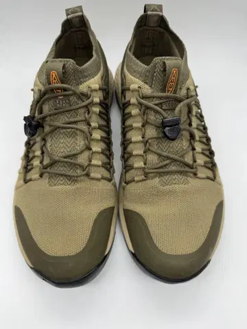 KEEN 트레일 러닝화 베이지/올리브 26.5cm