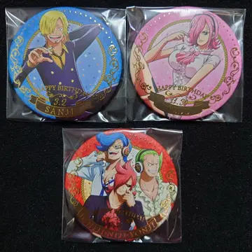 ONEPIECE 원피스 무기와라 스토어 벌스데이 캔뱃지 빈스모크가