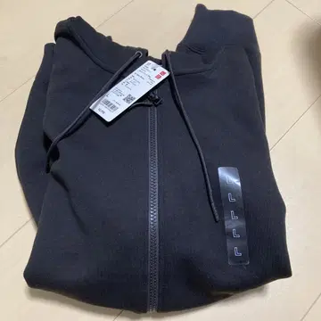 UNIQLO 드라이 맨투맨 크롭 풀 집업 후드티 dark brown