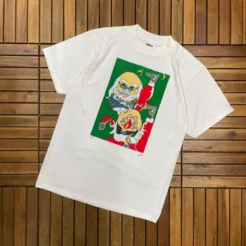 새상품급 90s 지미 오니시 디자인 아트 프린트 크루넥 반팔 티셔츠