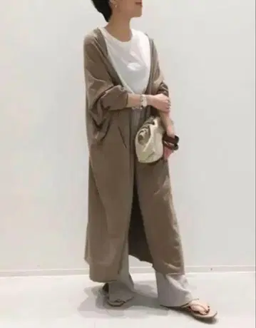 라빠르망 아메리카나 맨투맨 롱 가디건 코트