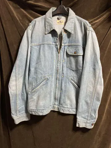 WRANGLER 블루 벨 집 데님 자켓