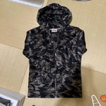 플리스 후드티 플리스 카모플라쥬 카모플라쥬 아우터 플리스