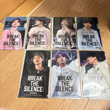 BTS 브레이크 더 사일런스 무비 티켓 케이스 7개 세트
