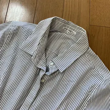 빅 사이즈 넉넉한 48 셔츠 스트라이프 긴팔