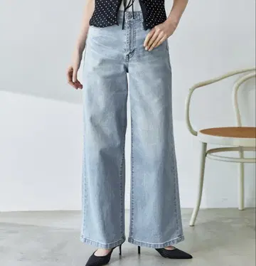 SOMETHING LISA 와이드 데님 팬츠 XS 사이즈