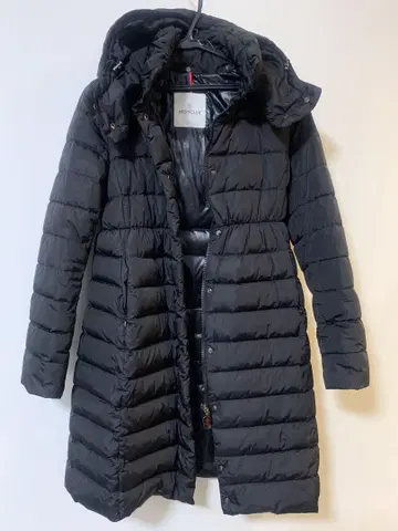 MONCLER 블랙 롱 다운 자켓 0