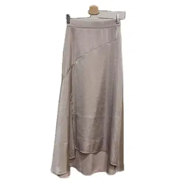 anuans 2023 S 사이즈 빈티지 새틴 아지메 헴 스커트