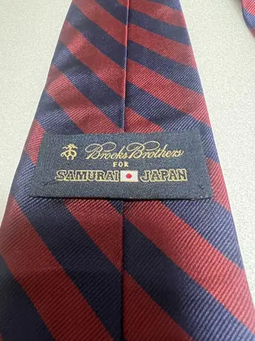 레어템 Brooks Brothers SAMURAI JAPAN 넥타이