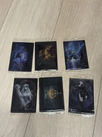 엘든 링 나이트 레인 트윈 웨하 카드 6장 세트