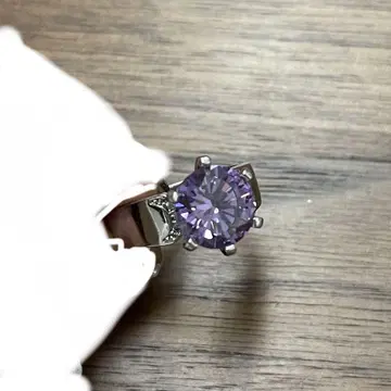 자수정 빈티지 반지