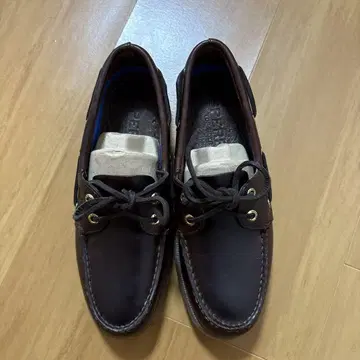 브라운 로퍼 골드 아이렛